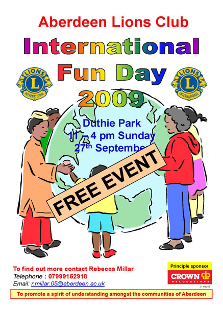 International Fun Day poster